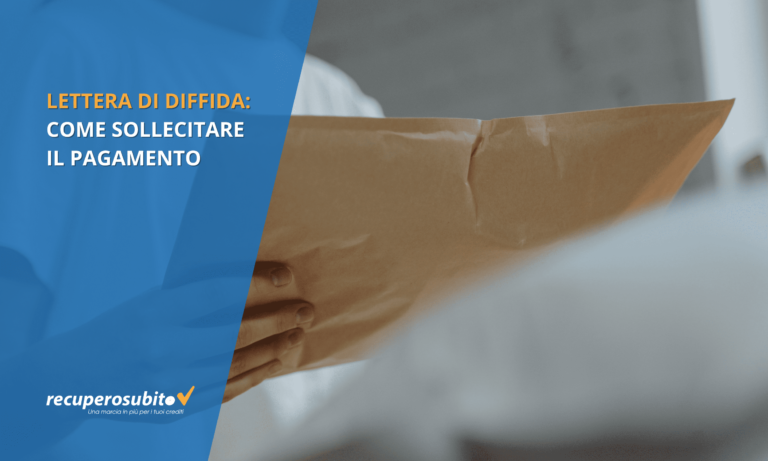 Lettera di diffida: come sollecitare il pagamento