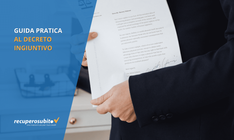 Guida pratica al Decreto ingiuntivo